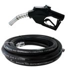 Kit Mangueira Abastecimento 1 Pol com 10m LPK-M1AP10 + Bico de Abastecimento 1 Pol Preto FNT-1077