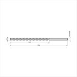 Broca Ar Cobalto Hss-e Extralonga 10 x 340mm A97710.0 x 340 Dormer