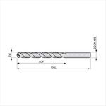 Broca Ar Cobalto Hss-e 1/4 Pol Din 338 A7771/4 Dormer