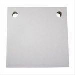 Placa Filtrante Quadrado 9 x 9 Com 2 Furos Commerch *venda Por Kg*