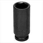 Soquete de Impacto Sextavado Longo 22mm Encaixe 1/2 Pol 44885122 Tramontina Pro