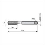 Macho Manual Canal Reto Din 352 M42 x 4,50mm E100m42no3 Dormer