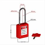 Cadeado Plástico Com Haste Metálica 38mm Cmcvm240cd Tagout
