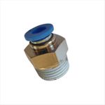 Conexão Pneumática Engate Rápido 3/8 Pol x 8,00mm Pc-08-03 Air Tac