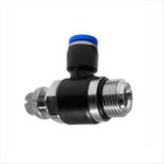 Regulador De Fluxo Para Cilindro 3/8 Pol x 8,00mm Jsc-08-03 Air Tac