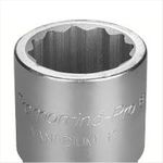 Soquete Estriado Crc Curto 41mm Encaixe 1 Pol 44911041 Tramontina Pro