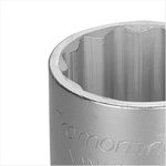 Soquete Estriado Crv Curto 21mm Encaixe 1/2 Pol 44833121 Tramontina Pro