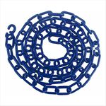 Corrente De Segurança Plástica Azul Com Elo Grande 63mm 700.00090 Plastcor