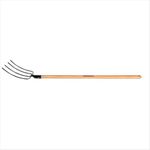 Forcado Reto Com 4 Dentes Cabo De Madeira 120cm 77144544 Tramontina