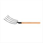 Forcado Reto Com 4 Dentes Cabo De Madeira 120cm 77144544 Tramontina