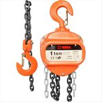 Talha Manual Com Corrente 1 Ton x 3m 705089 Terrafirma