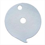 Placa Papel Filtrante Redondo 230mm Com 2 Furos 104 Commerch