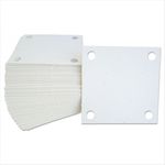 Placa de Papel Filtrante 7 x 7 Pol Com 4 Furos 100 Commerch