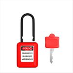 Cadeado Haste Plástica Vermelho 6,30x38mm Cpvm140cd Tagout