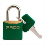 Cadeado Com Haste De Aço Verde 35mm Sm Lt-35 Pado