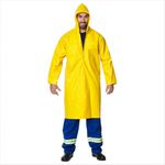 Capa de Chuva Forrada com Capuz Amarelo Tam M Brascamp