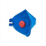 Máscara Descartável PFF1 Azul com Válvula Delta Plus