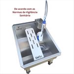 Lavador De Botas Manual Em Aço Inox 304 Ziul Tec