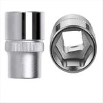 Soquete Sextavado CRV Curto 8mm Encaixe 1/4 Pol 3300070 Gedore Red