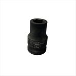 Soquete Sextavado De Impacto Curto 7/16 Pol Encaixe 1/2 Pol D042-07m Puma