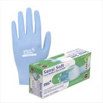 Caixa de Luva Sensi Soft Azul Tam G com 100 Peças 106004302-G Volk