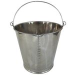 Balde Graduado 15 Litros em Aço Inox com Bico LPK-BG15B Lapek