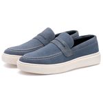 Sapato Masculino Casual Loafer Dublin em Camurça Moon