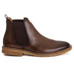 Bota Chelsea Masculina Bulgaria em Couro Naturaly Brown