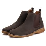 Bota Chelsea Masculina Bulgaria em Couro Crazy Horse Café