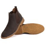 Bota Chelsea Masculina Bulgaria em Couro Crazy Horse Café