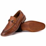 Sapato Masculino Loafer Nápoles em Couro Naturaly Whisky