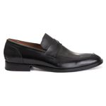 Sapato Social Masculino Loafer Mônaco em Couro Naturaly Preto