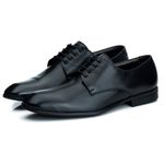 Sapato Social Masculino Classic em Couro de Carneiro Preto