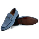 Mocassim Masculino Italiano Zara em Camurça Moon