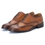 Sapato Oxford Masculino Tucson em Couro Naturaly Whisky