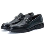 Sapato Masculino Loafer Athenas em Couro Naturaly Preto