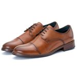 Sapato Derby Masculino Tucson em Couro Naturaly Whisky