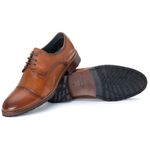 Sapato Derby Masculino Tucson em Couro Naturaly Whisky