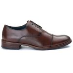 Sapato Derby Masculino Tucson em Couro Naturaly Pinhão