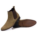 Bota Chelsea Masculina Alabama em Camurça Green