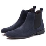 Bota Chelsea Masculina Alabama em Camurça Marinho
