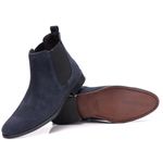 Bota Chelsea Masculina Alabama em Camurça Marinho