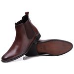 Bota Chelsea Masculina Alabama Naturaly Pinhão