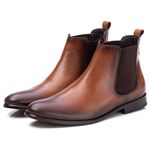 Bota Chelsea Masculina Alabama Naturaly Caramelo