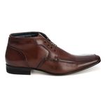 Bota Social Masculina Gênova em Couro de Carneiro Mouro