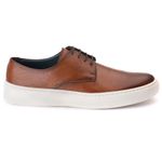 Sapato Masculino Casual Sport Madrid em Couro Bovino Whisky