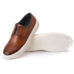 Sapato Masculino Casual Sport Madrid em Couro Bovino Whisky