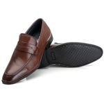 Sapato Social Masculino Loafer em Couro de Carneiro Mouro