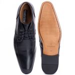 Bota Social Masculina Verona em Couro de Carneiro Preto