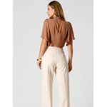 Blusa Botoes Dourados Angel Marrom